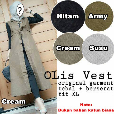 BAJU WANITA MURAH OLIS VEST BAJU WANITA GROSIR TANAH ABANG