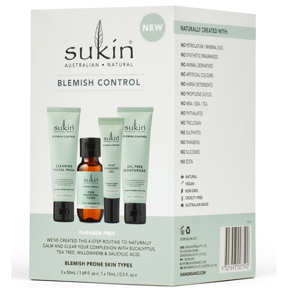 ❤️Glamouroseshop❤️ Sukin Blemish Control Kit