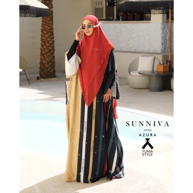 [YUNIA SYAR'I] GAMIS SYAR'I/DRESS SYAR'I/KAFTAN "SUNNIVA SERIES SET" By Yunia Style
