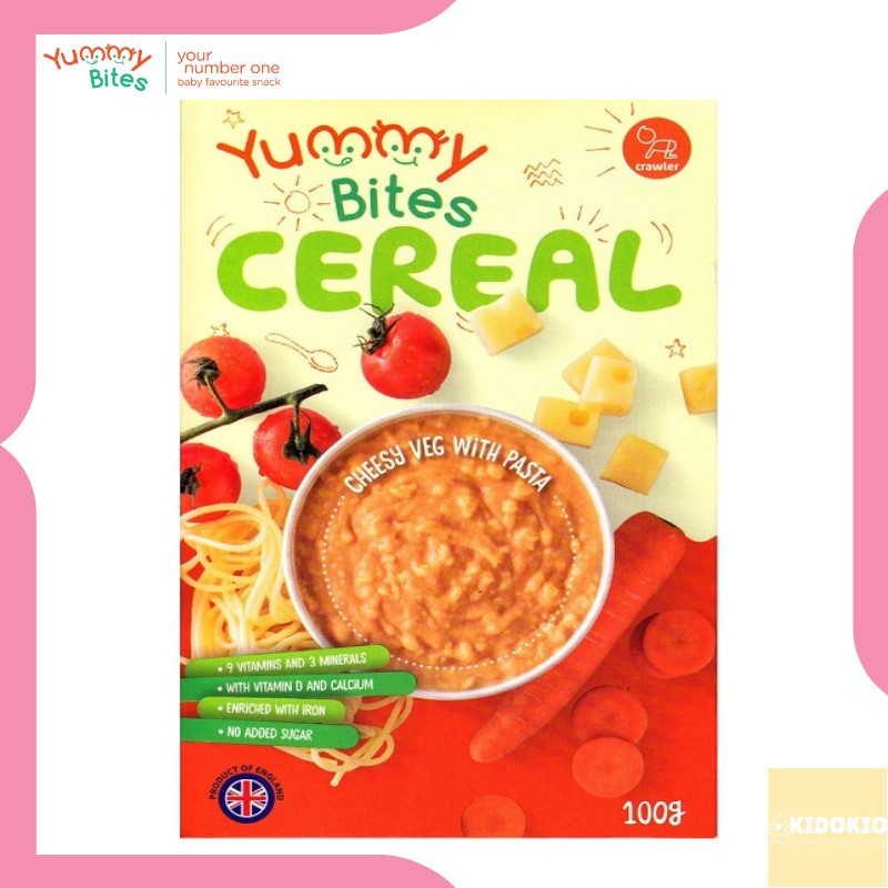 Yummy Bites Cereal Cheesy Vegetable With Pasta 100 gr