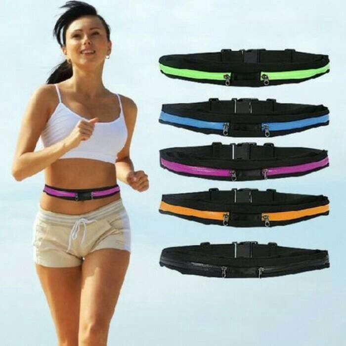 TAS PINGGANG FLEKSIBLE - TAS OLAHRAGA LARI BERSEPEDA - SPORT WAIST BELT BISA MUAT BANYAK BARANG