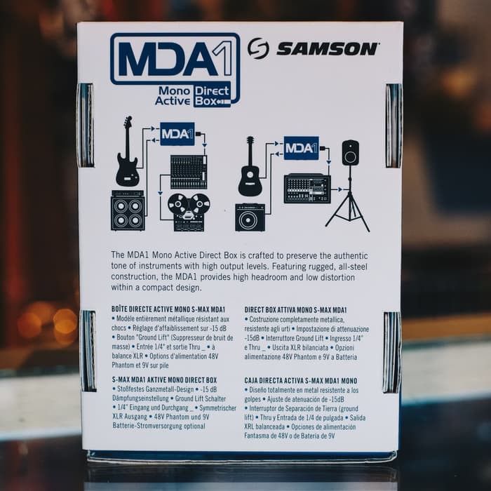 Samson SAMD1 MD1 Mono Passive Direct Box