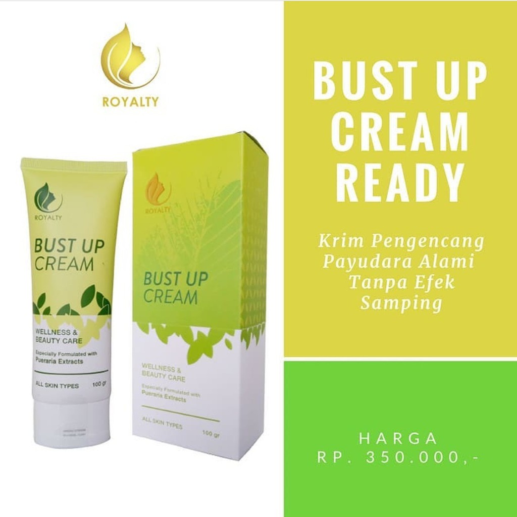 Bust Up Cream Pembesar Payudara Breast Up alami untuk perbesar payudara