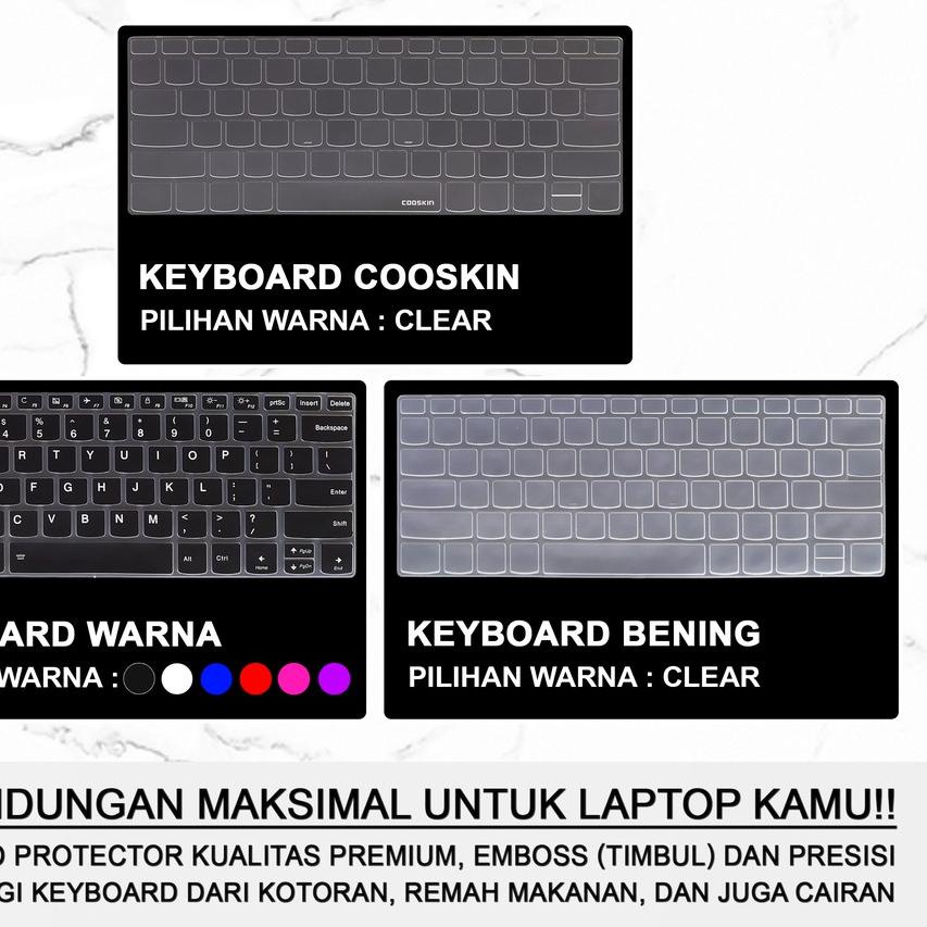 ➲ Garskin Laptop Keyboard Screen Protector HP 14s-fq fq0014au fq0020au fq0021au fq0022au Warna Silik