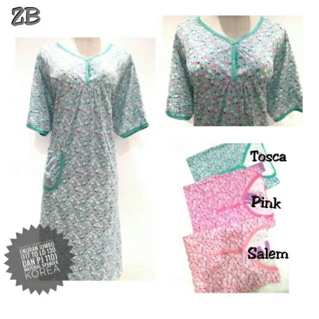 [TERBARU,LEBIH ADEM DAN LEMBUT]DASTER KAOS JUMBO/DASTER KAOS BUSUI/DASTER SPANDEK KOREA JUMBO