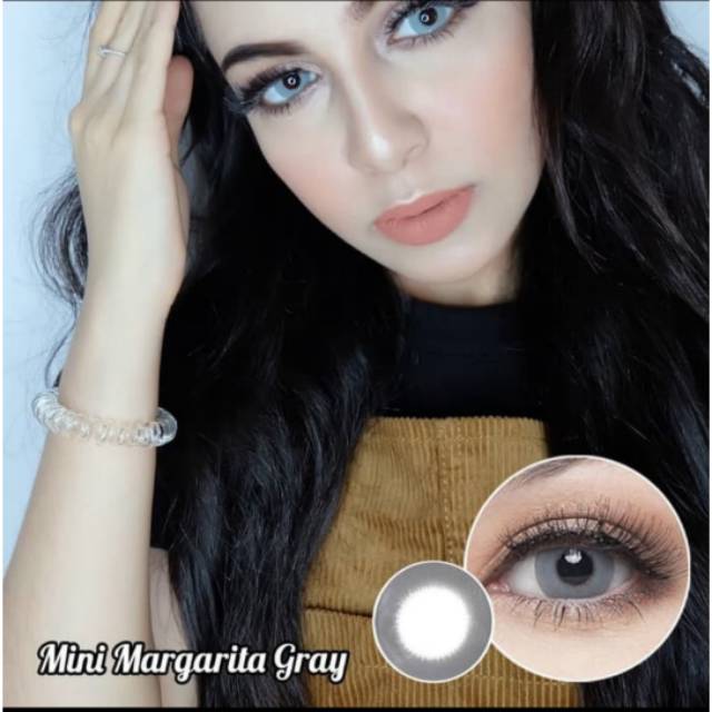 Softlens mini margarita grey kitty kawai