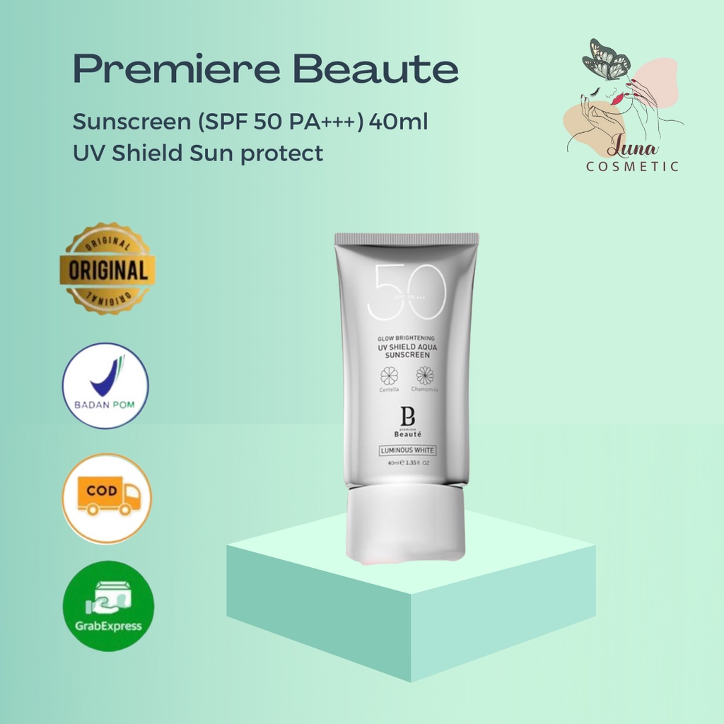 Premiere Beaute UV Shield Sun protect Sunscreen Luminour White SPF 50