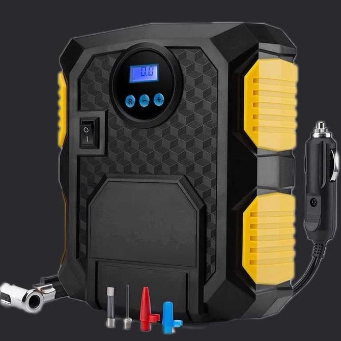 Taffware Pompa Ban Mobil Angin Motor Elektrik Listrik Digital 150 PSI