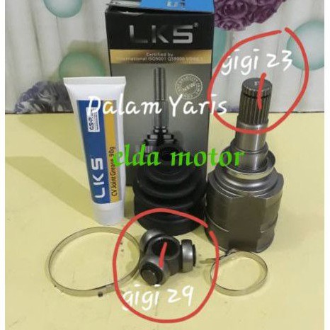 CV.Joint Dalam As Roda Depan Dalam As Kopel Dalam Toyota Yaris