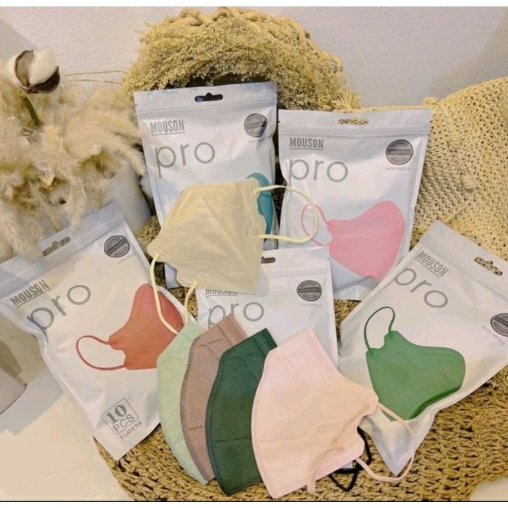 MASKER KN95 MOUSON ISI 10 WARNA LENGKAP [gerai]