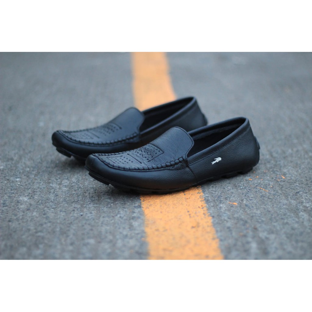 Terbaru Sepatu Pansus Pria Slip On Kulit Asli Crocodile Mocasin Slip On Pria Trendy Santai Nongkrong