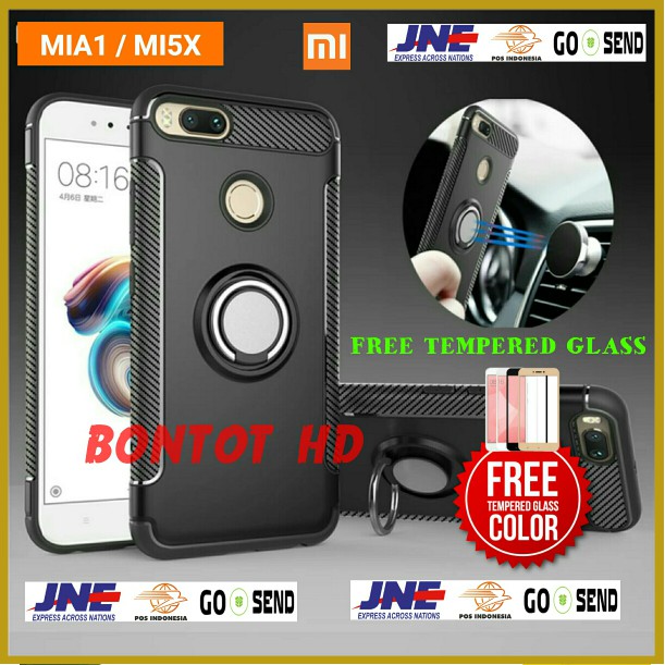 Xiaomi Mi a1 - Mi 5x Hardcase iring Armor Case 360 MiA1 MI5X BackCase