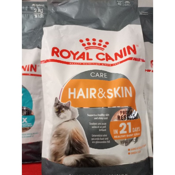 Makanan Kucing RC hair&amp;skin 2kg termurah