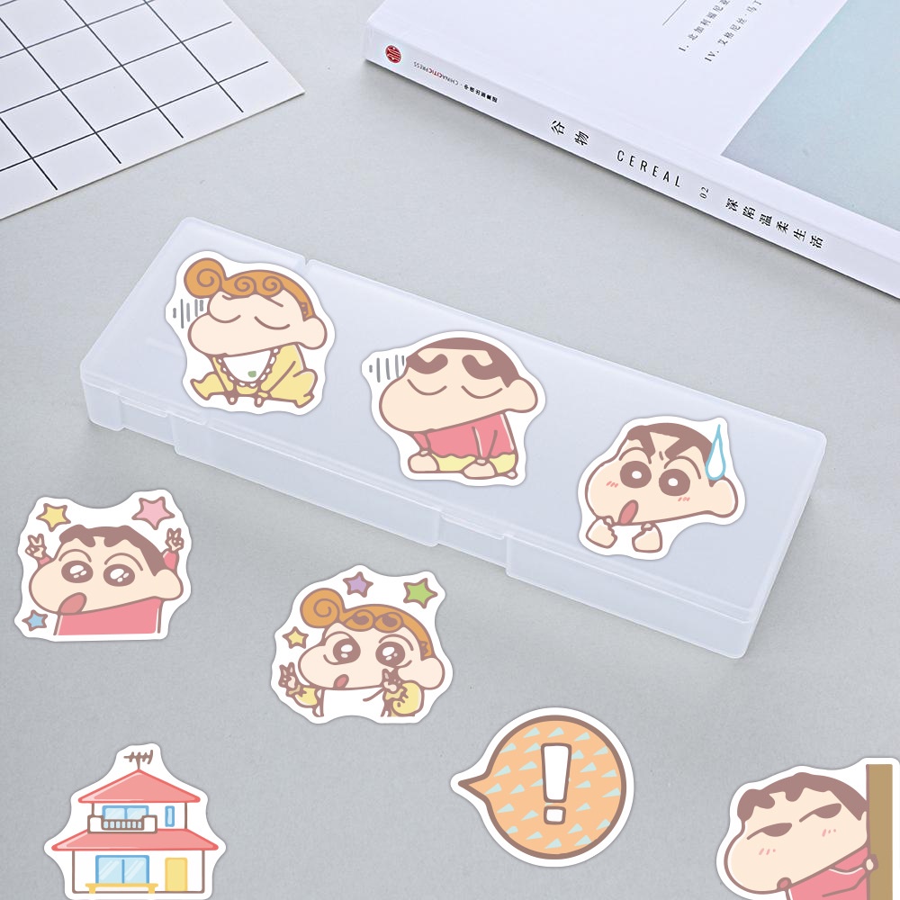 Baru 40 potongan krayon kecil stiker baru Jepang animasi Kartun cangkir air Telepon Kasus bagasi Jur