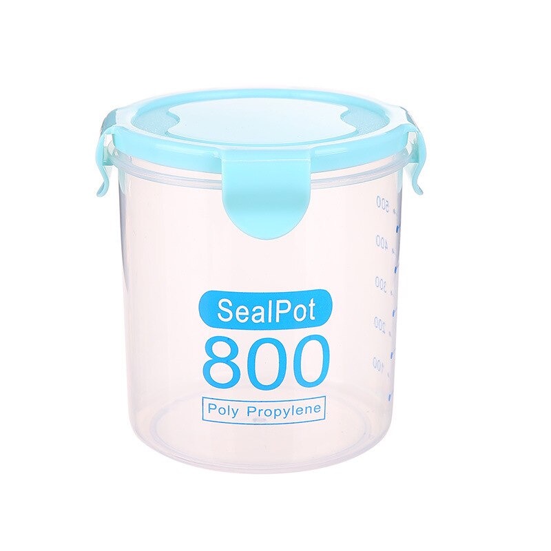 LISM Toples Wadah Penyimpanan Makanan Food Storage Container 800ml H1212 BIRU