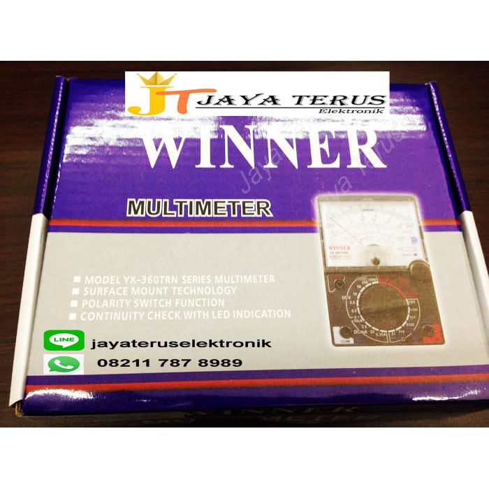 Avometer Analog WINNER 360TRN Multitester Analog 360TRN ORIGINAL MURAH
