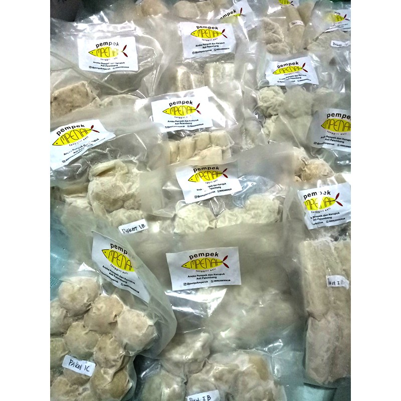 PEMPEK EMAK INDAH - PEMPEK MPENAK PALEMBANG ASLI IKAN TENGGIRI - TERLARIS PEMPEK MPENAK PALEMBANG ASLI IKAN TENGGIRI 1 pax