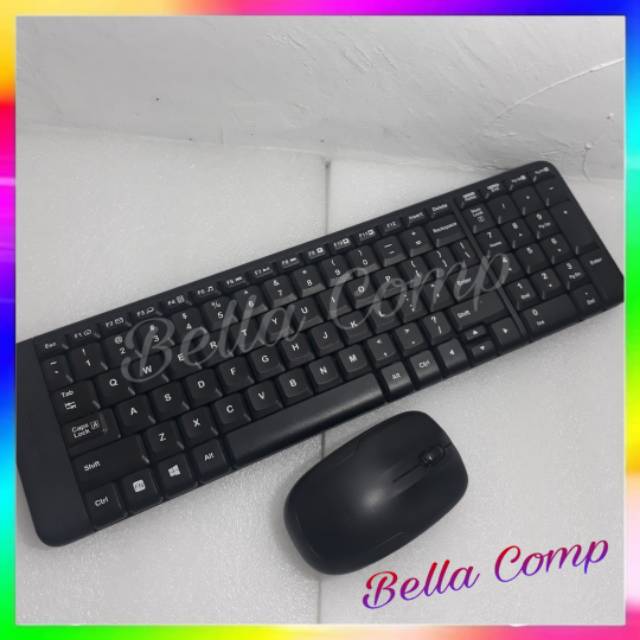 Keyboard keybod key board Wireless Combo plus Mouse Mk220 murah berkualitas