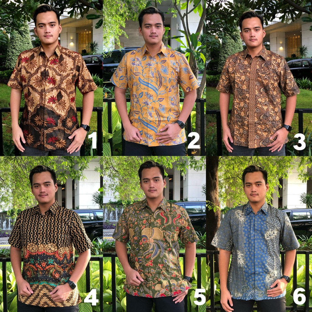 Kemeja Batik Pria Full Furing Bahan Katun Pekalongan