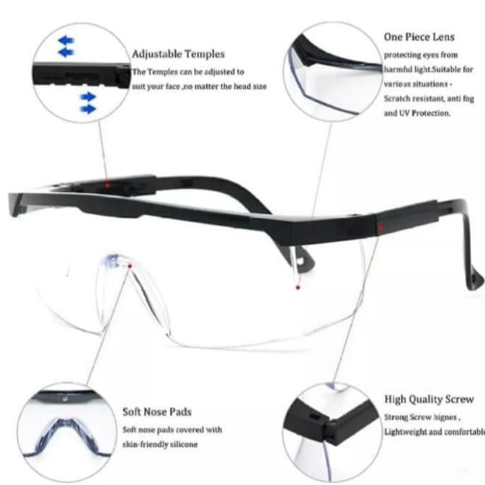 kacamata Google Safety airsoft gun ZR