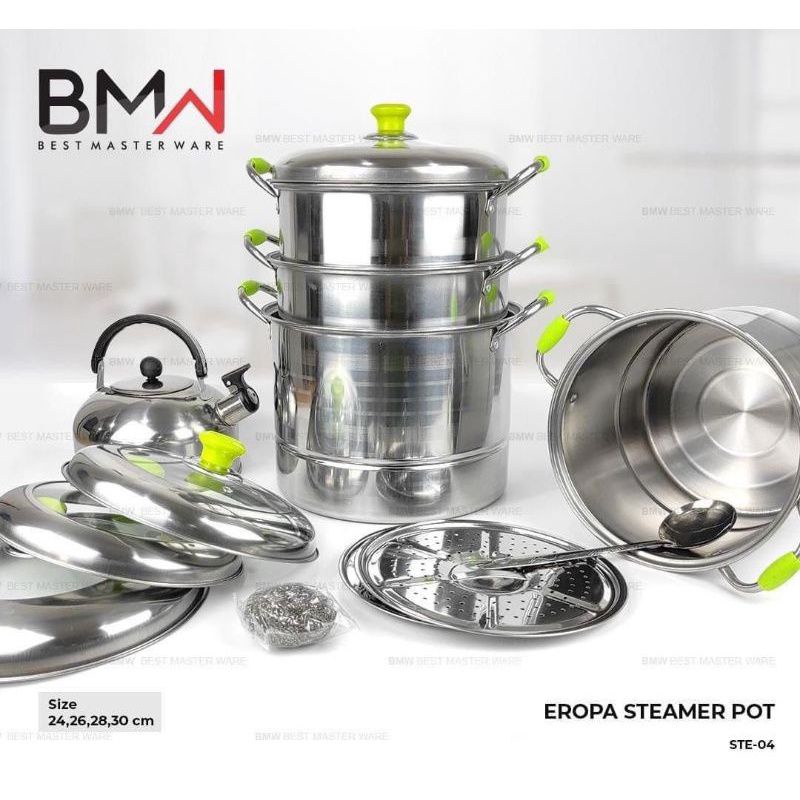 Panci Set Eropa Stainless Steel BMW
