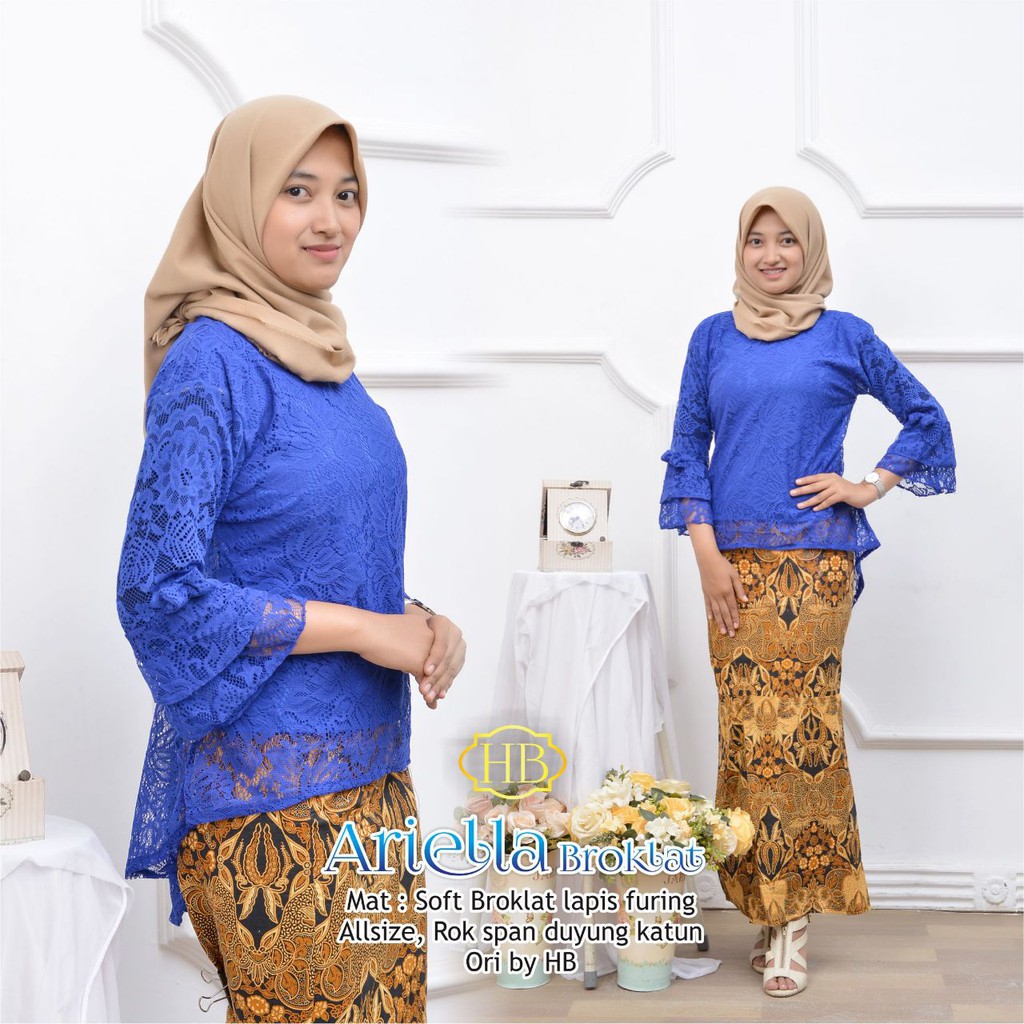 GROSIR BATIK ARIELLA BROKAT