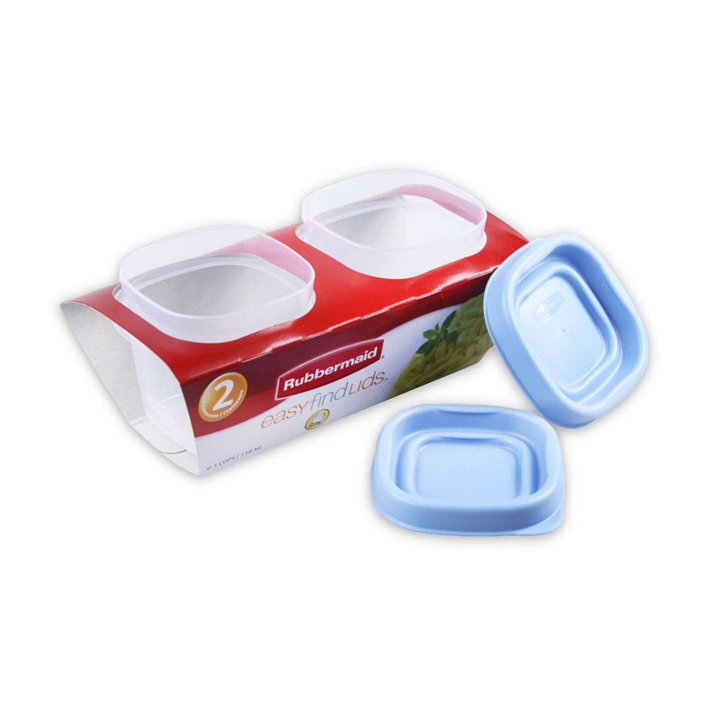 RUBBERMAID TEMPAT MAKAN SQUARE 0.5 CUO - BIRU
