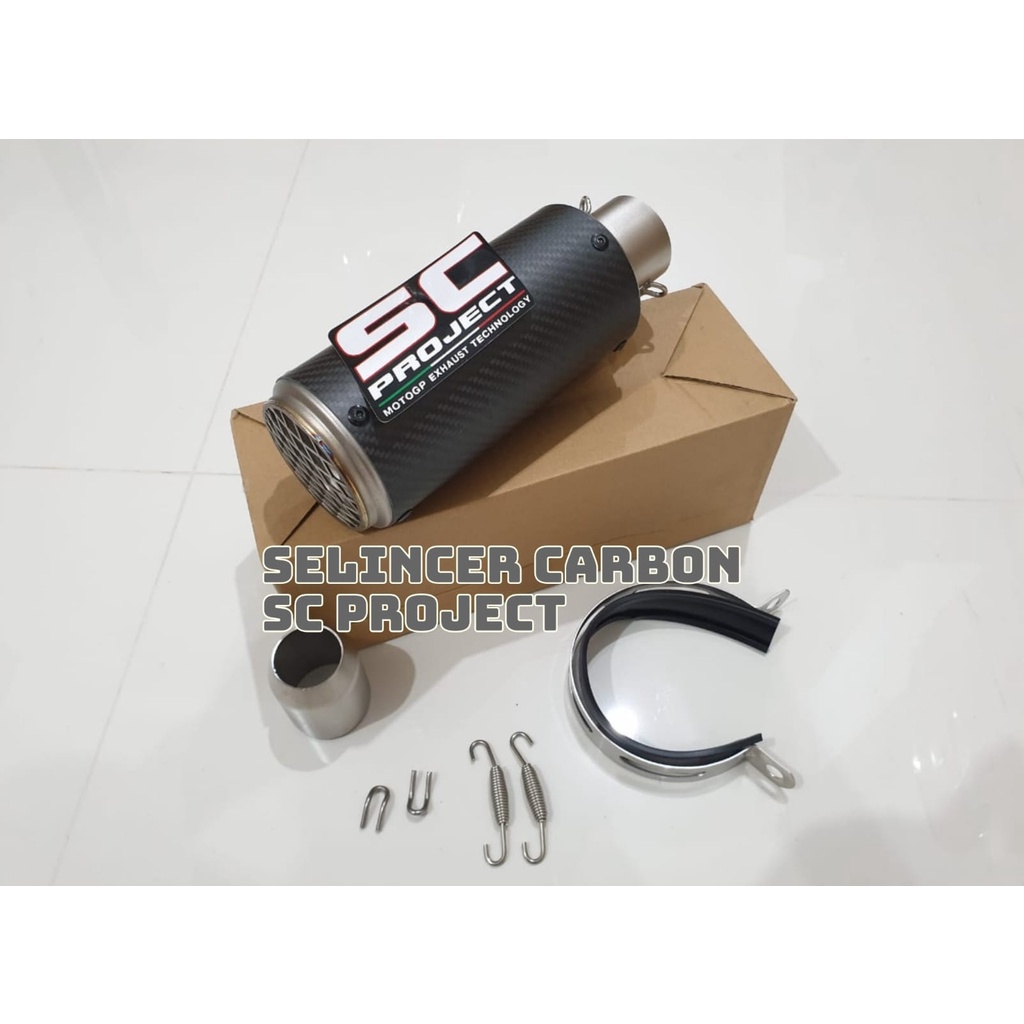 Silincer Sc Project Carbon Knalpot Racing Ninja 250 cbr250rr r25 r15
