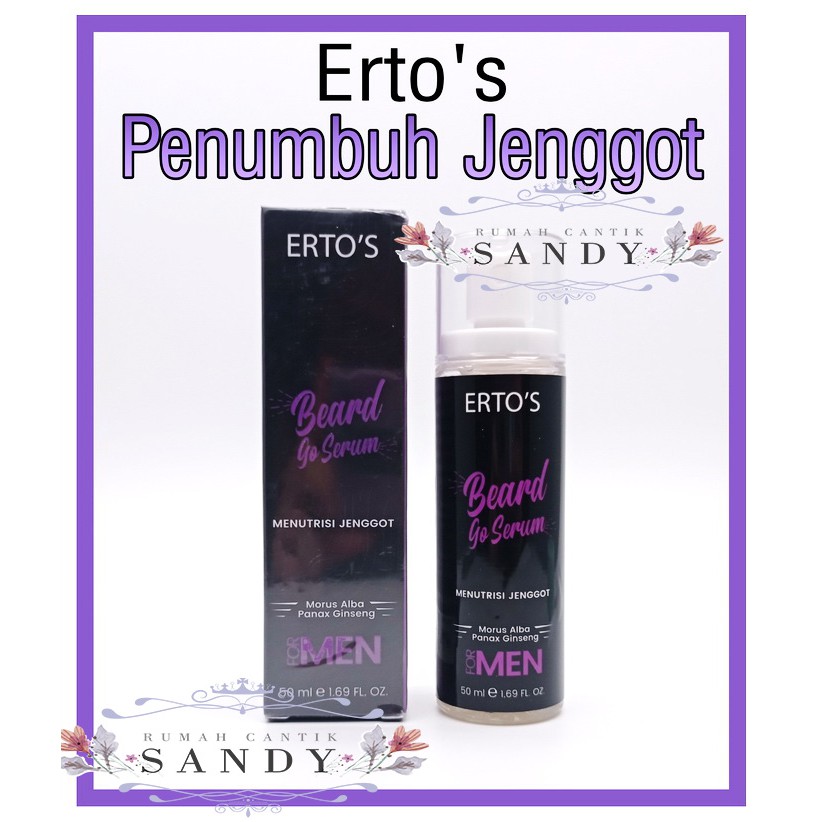 [ ERTOS ] Beard Go Serum ~ Obat Penumbuh Brewok , Jambang dan Jenggot