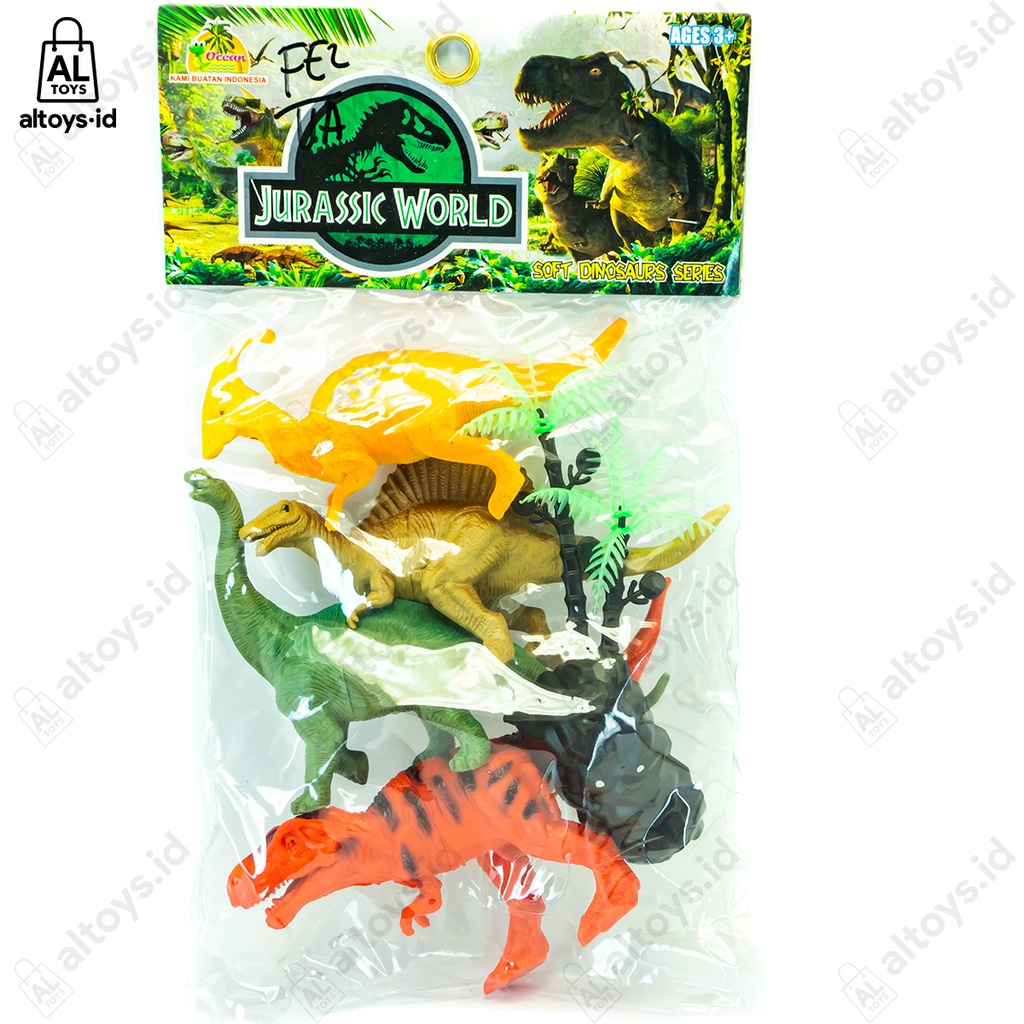 Mainan Dinosaurus Karet Besar Jurassic World OCT1228