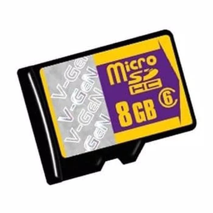 (COD) Micro SD V-gen 8 Gb Class 10 Original Non Adaptor / Memory Card