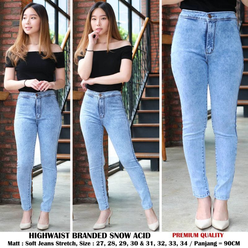 MAGCUN - Celana Highwaist Polos - Celana Leging Polos HW Pinggang Tinggi