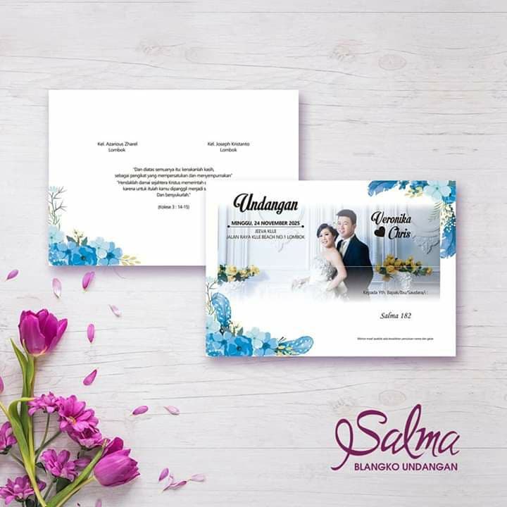 SALMA 182 BLANGKO UNDANGAN KOSONG