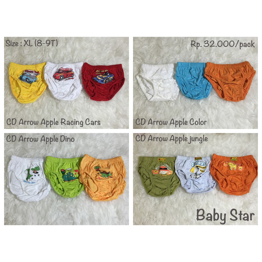 CD ANAK ARROW APPLE 3IN1 SIZE XL