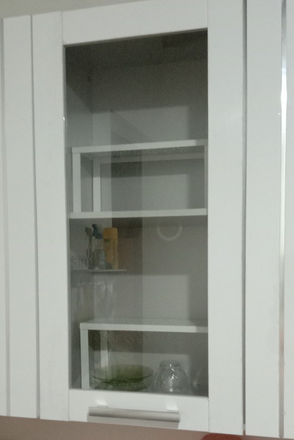 Sisipan Rak Dapur Sekat Rak Lemari Dapur Rak Bumbu Putih Shelf Insert 32x13x16 Cm 701.777.26
