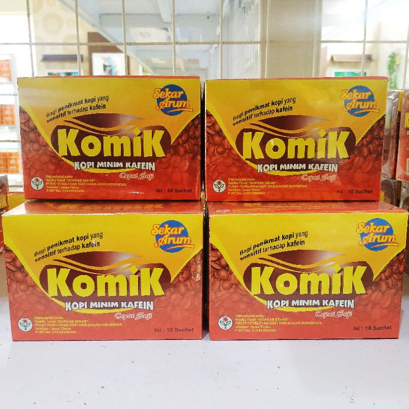 

KOMIK Kopi Minim Kafein | isi 10 sachet | By. Puslitkoka