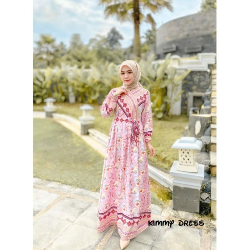 Gamis Rayon Import Kimmy Dress Alby-tav