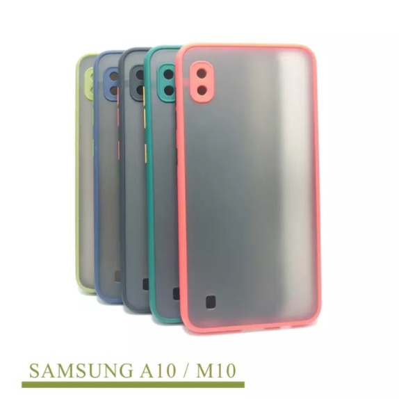 CASE MATTE SAMSUNG GALAXY A10 TRANSPARAN FUZE MACARON MY CHOICE - FA