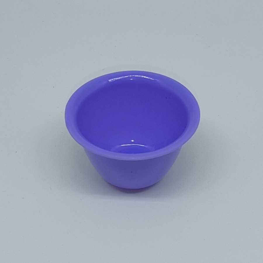 Alat Medis Alkes Violet Iodine cup Kom Bulat Plastic  80 / 60 mm |Tray Medis |Tray Operasi|Gudang Medis