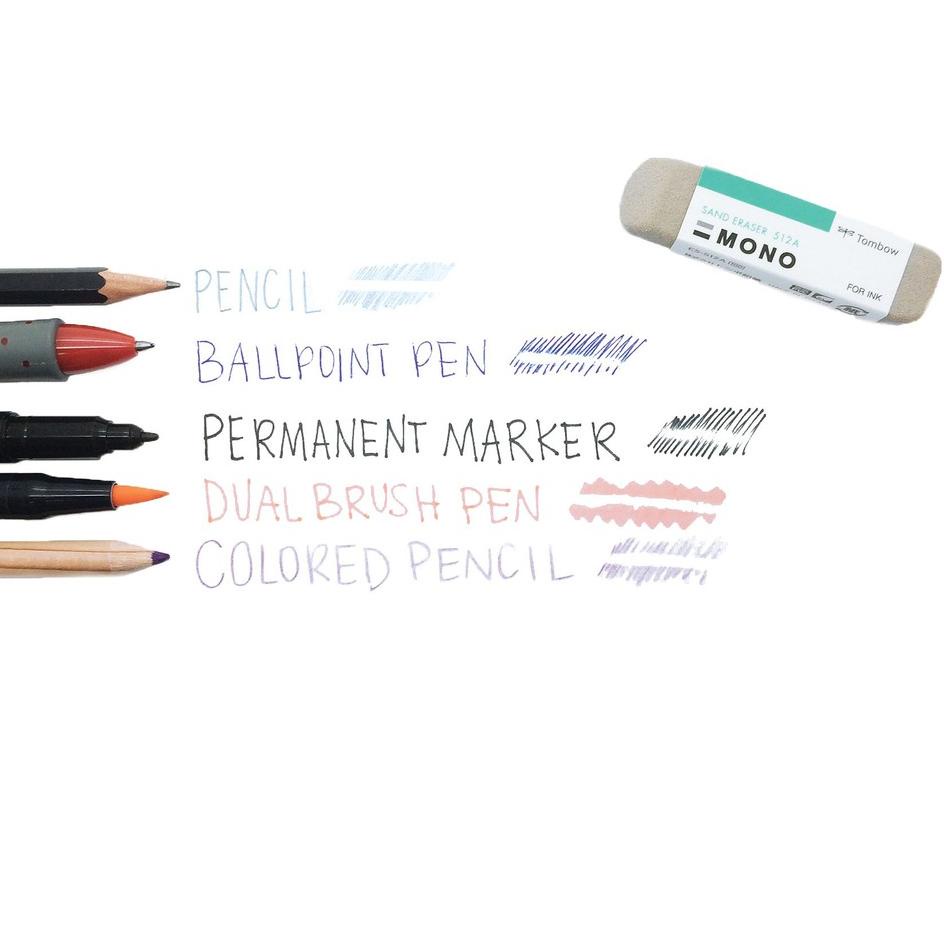 

HNFR Tombow MONO Sand Eraser - Penghapus Pensil Warna & Marker ↭ 35