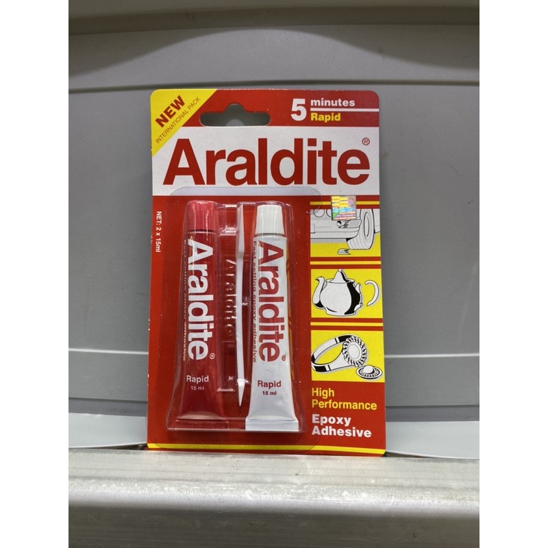 Araldite merah epoxy bening araldite rapid