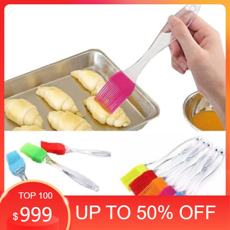 

KUAS SILIKON OLES KUE ROTI / BARBEQUE BBQ / SILICONE BRUSH / OLESAN TELUR MINYAK