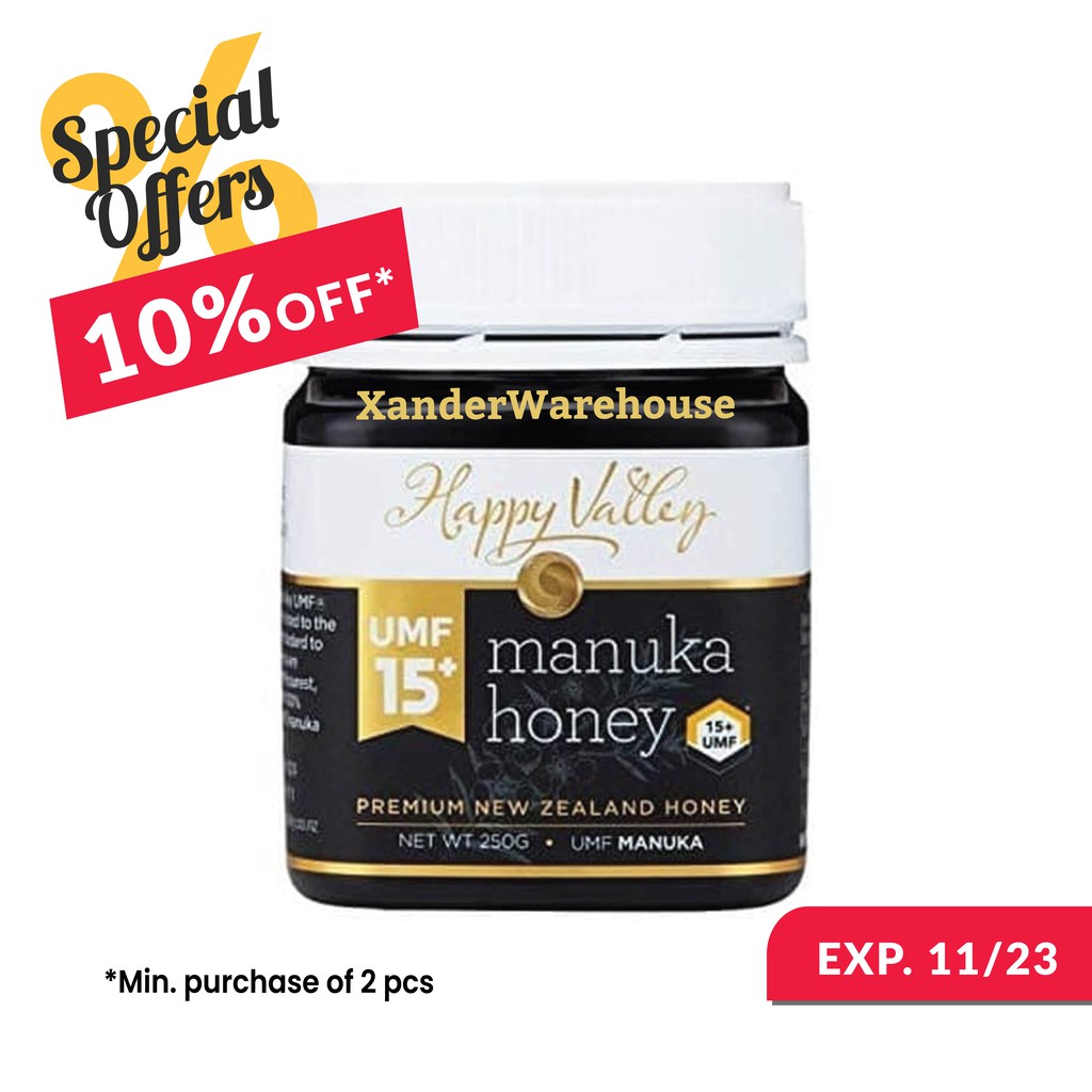 

MADU MANUKA HAPPY VALLEY HONEY UMF 15+ 250GR