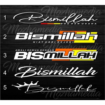 bismilah st2 reflective sticker kaca mobil l300 granmax carry truck canter elef dutro fuso hino