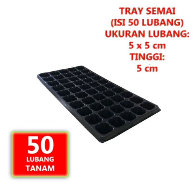 Tray Semai / Seedling Tray - 50 Lubang TRAY TANAMAN