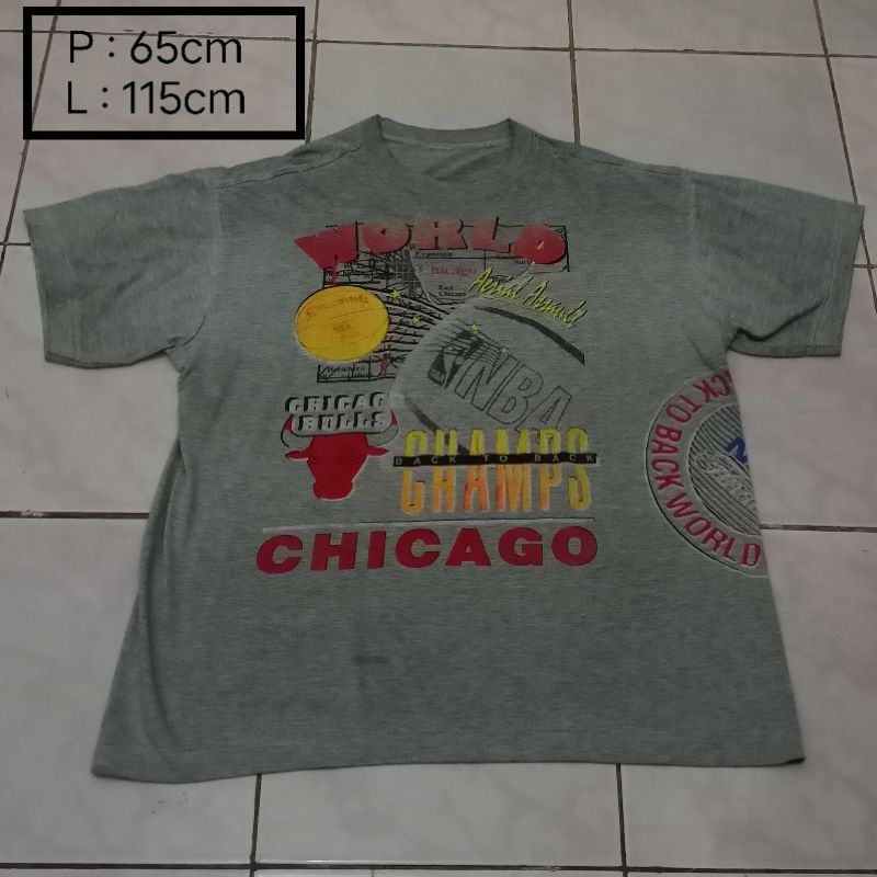 T-Shirt CHICAGO BULLS BACK TO BACK 1992 Original Second Brand