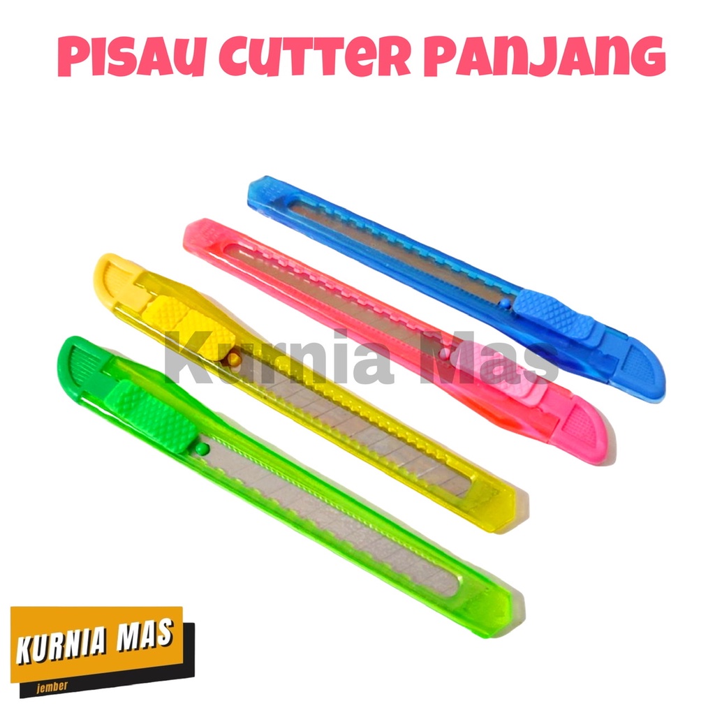 

PISAU CUTTER KECIL PANJANG SILET PEMOTONG KERTAS SERBAGUNA