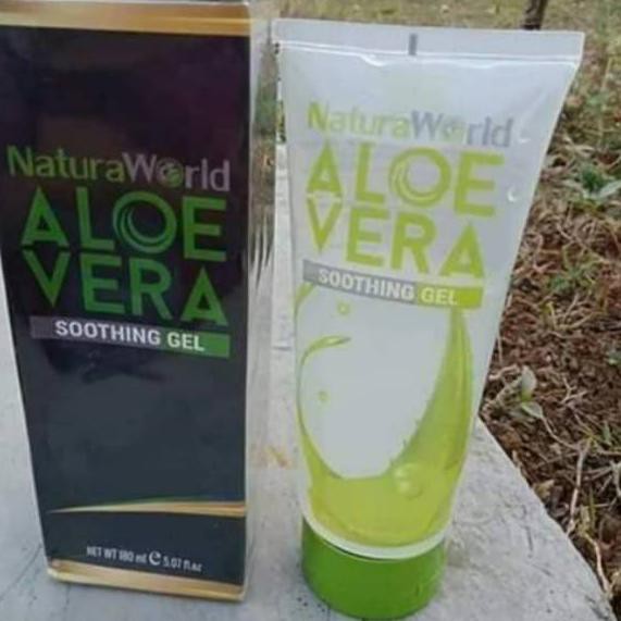 ✴ Aloevera 120ml naturaworld aloe vera natura world 120 ml asli original shoothing gel lidah buaya ▼