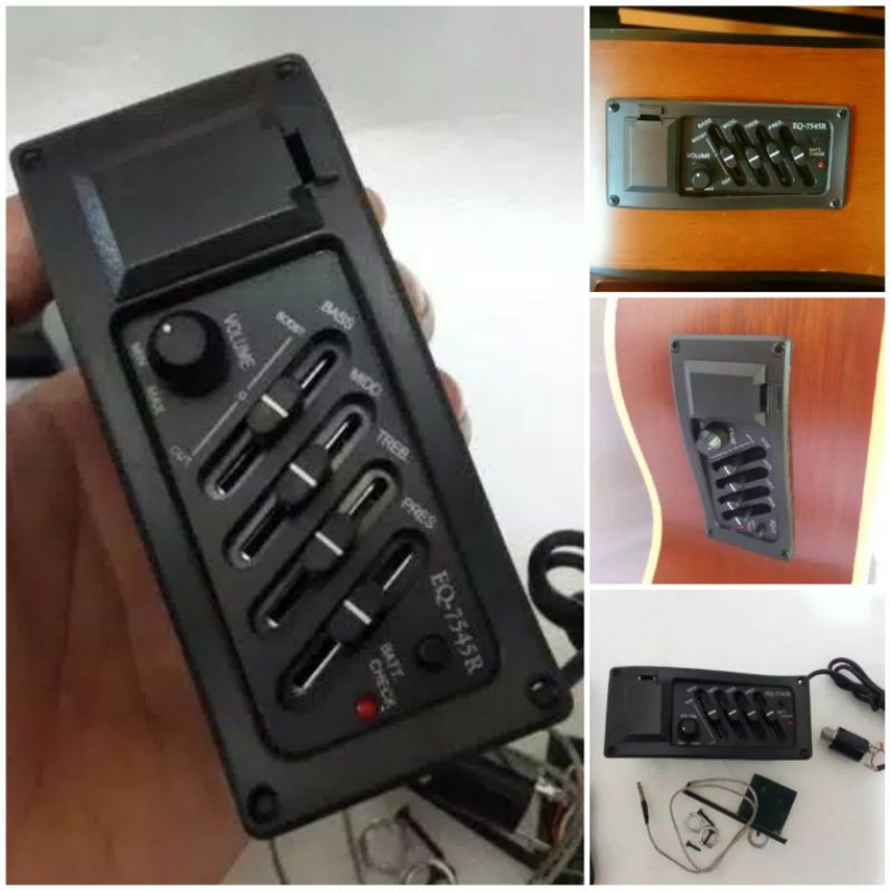 Pream gitar akustik/aqualisere gitar akustik 7545 / spull gitar akustik