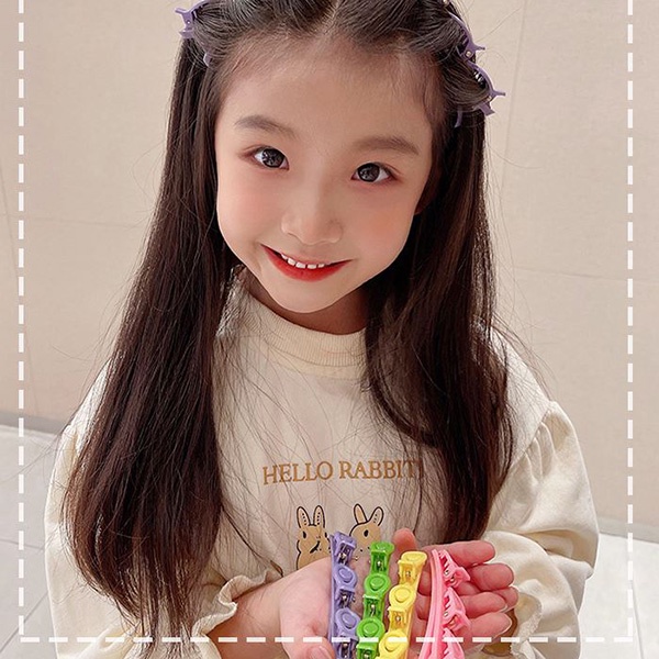 jepit rambut anak-anak color braided hairpin jje084 (1b3)